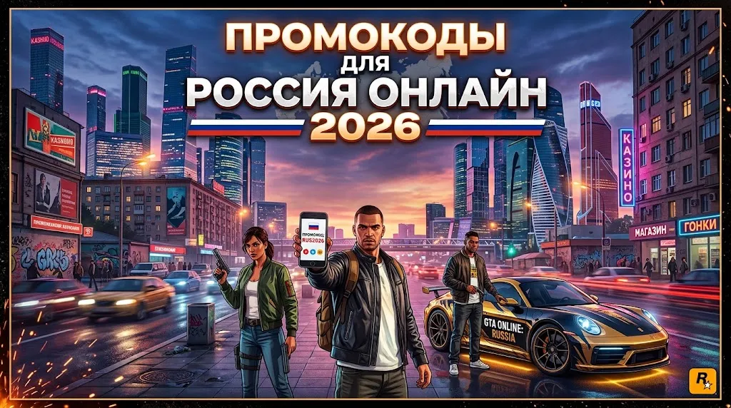 Промокоды Россия Онлайн 2026: бонусы на деньги и премиум