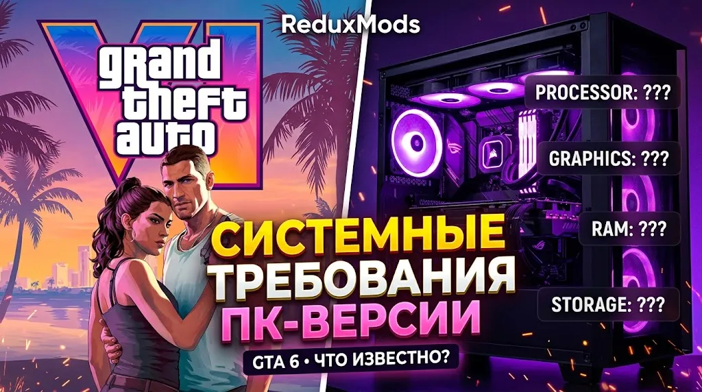Системные требования GTA 6 на ПК пока не раскрыты — Rockstar готовит релиз только на консолях