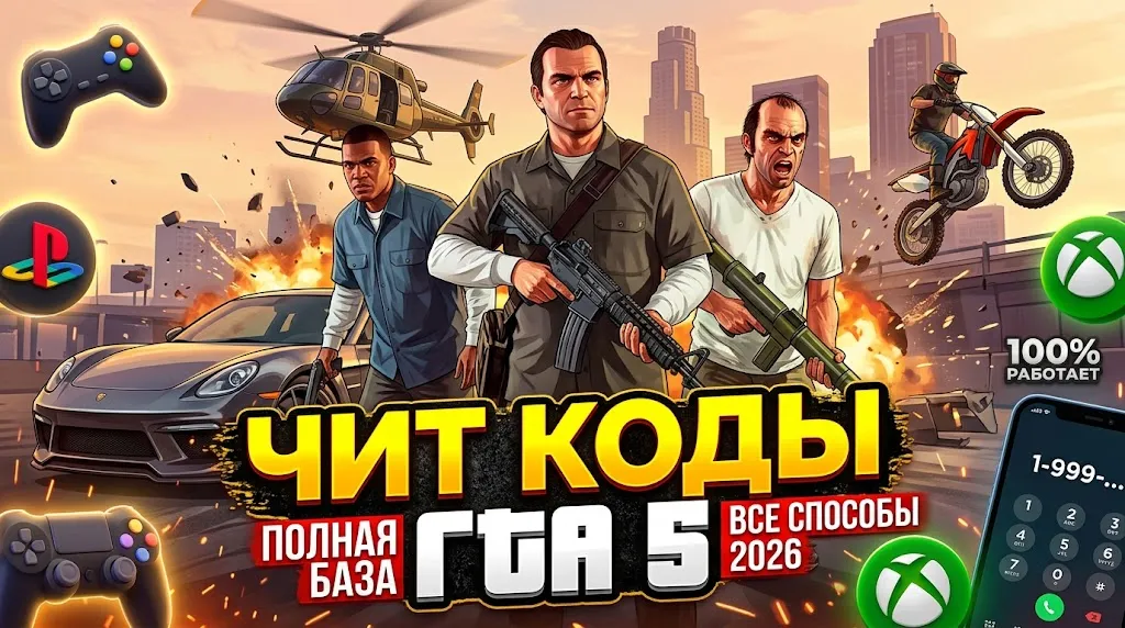 Все чит коды ГТА 5: секретные комбинации, транспорт и неуязвимость