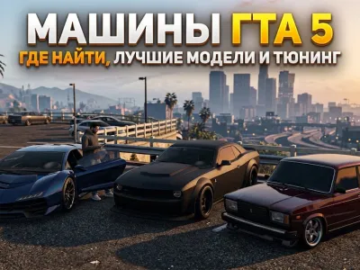 Машины GTA 5: где найти, какие бывают и на чём лучше ездить